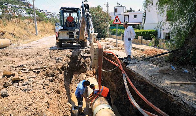 MUSKİ'den Bodrum'da 16 saatlik 'Arıza' mesaisi