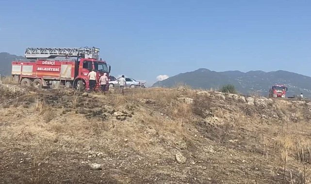 Osmaniye'de makilik alanda çıkan yangın söndürüldü