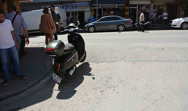 Otomobil ile motosiklet çarpıştı, 1 kişi yaralandı