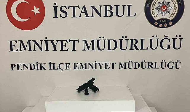 Pendik'te motosikletli genci silahla tehdit eden 2 şüpheliden biri yakalandı