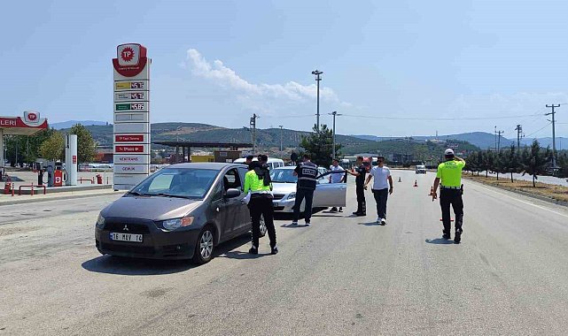 Sahillerde polisten sıkı denetim