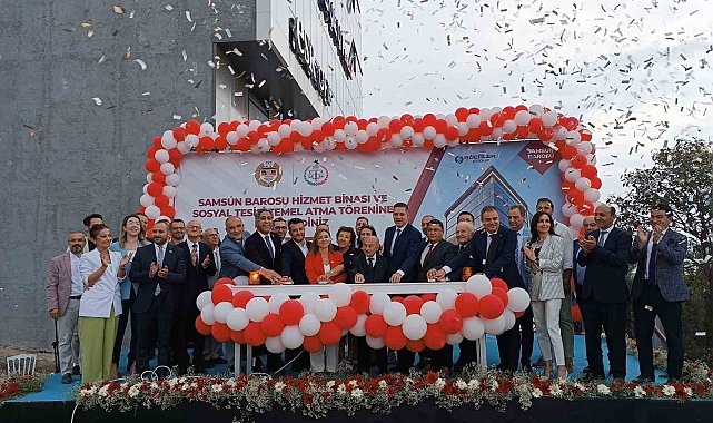 Samsun Barosu yeni hizmet binasının temeli atıldı