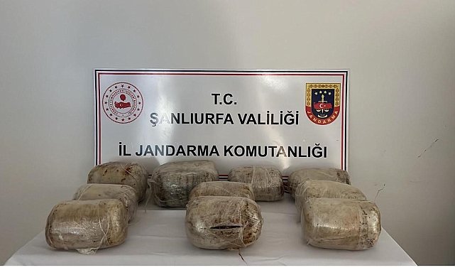 Şanlıurfa'da 69 kilogram uyuşturucu ele geçirildi