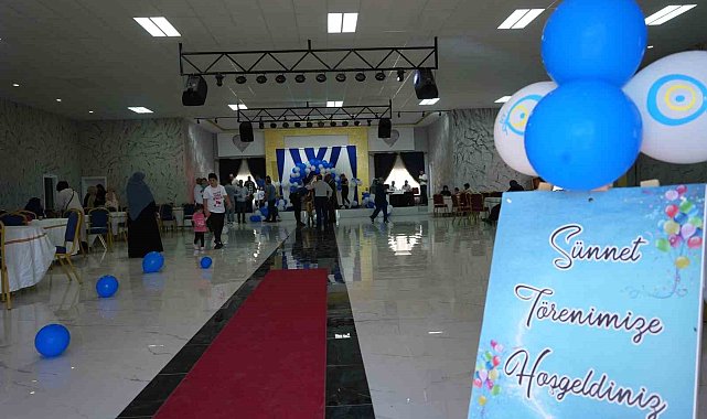 Türkiye'nin en az nüfuslu ili Bayburt'ta ilk kez toplu sünnet töreni yapıldı
