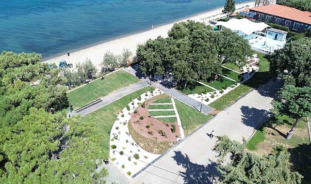 Yeni yeşil alan halka kazandırıldı