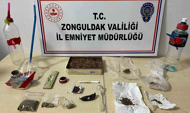 Zonguldak'ta uyuşturucu operasyonunda 2 tutuklama