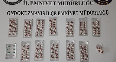 19 Mayıs ilçesinde sentetik ecza ele geçirildi