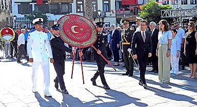 30 Ağustos Zafer Bayramı nedeniyle Çeşme'de coşkulu kutlama