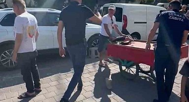 Adana'da zabıta ekipleri kaldırım işgaliyle mücadele başlattı