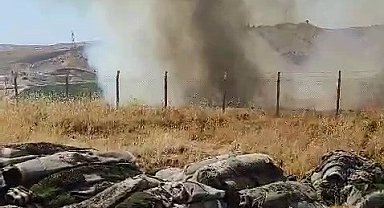 Adıyaman'da kuru ot yangını korkuttu