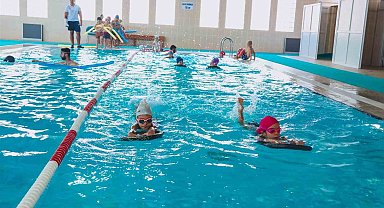 ADÜ içerisindeki yüzme havuzu sporseverlerin buluşma noktası oldu