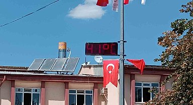 Afyonkarahisar'da hava sıcaklığı 41 dereceye çıktı