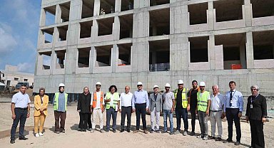 Akçakoca Devlet Hastanesi inşaatında çalışmalar sürüyor