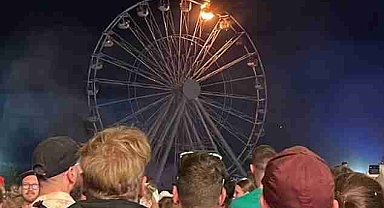 Almanya'da müzik festivalinde dönme dolap yangını: 23 yaralı