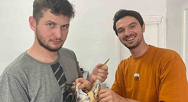Amasya'da ayakları kırık halede bulunan balaban kuşu koruma altına alındı