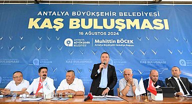 Antalya Büyükşehir Belediye Başkanı Böcek: "Kaş'ın 50 yıllık su sorununu çözeceğiz"