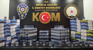 Antalya'da kaçakçılık operasyonu