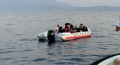 Aydın'da 24 düzensiz göçmen kurtarıldı