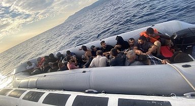 Ayvacık açıklarında 22 kaçak göçmen yakalandı