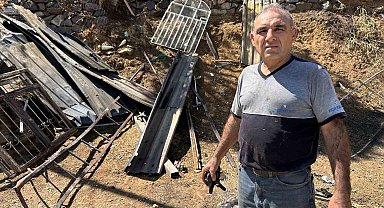 Baba ocağı yanan acılı adam: "Çocukluğumun geçtiği ev küle döndü