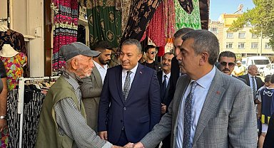 Bakan Tekin, Kilis'te esnafı ziyaret etti
