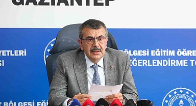 Bakan Tekin: "Depremde yıkılan 9 bin 935 derslik yerine 19 bin 784 derslik yapmış olacağız"