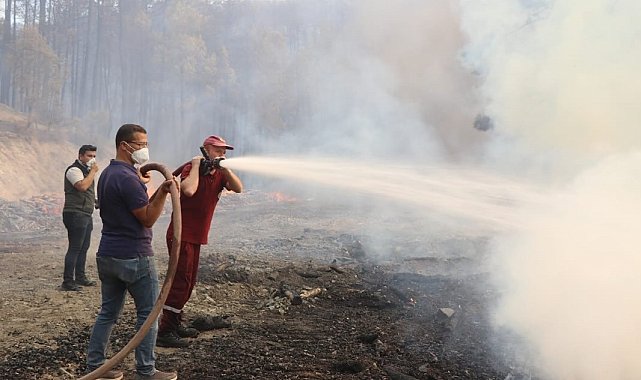 Bakan Yumaklı açıkladı: "Muğla'daki yangınlar kısmen kontrol altında"