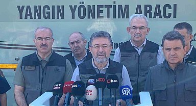 Bakan Yumaklı: "Yangın kontrol altına alındı"