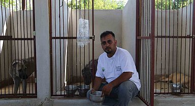Balçıkta ölümü bekleyen köpeğe hayat kurtaran müdahale