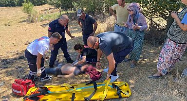 Balıkesir'de göçük altında kalan çiftçi hayatını kaybetti