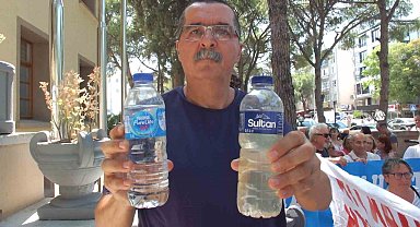 Balıkesir'de su eylemi