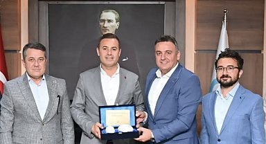 Bandırma Ticaret Odası'ndan Balıkesir Büyükşehir Belediye Başkanı Ahmet Akın'a Ziyaret