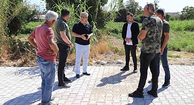 Başkan Tetik saha çalışmalarını yerinde inceledi