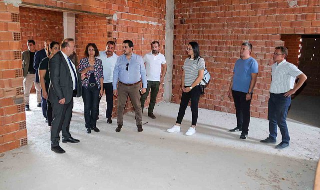 Başkan Yalım çalışmaları yerinde inceledi