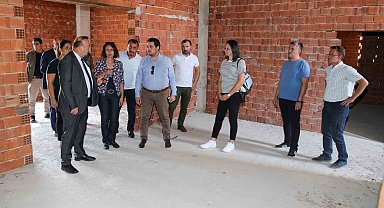 Başkan Yalım çalışmaları yerinde inceledi