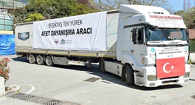 Beşiktaş Belediyesi depremzedelerin yaralarını sarmaya devam ediyor