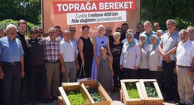 Bilecik'te son 3 yılda 1 milyon 400 bin fide dağıtımı yapıldı