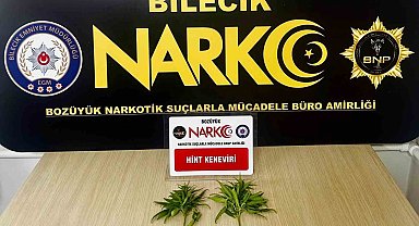 Bilecik'te yakalanan şüphelinin üzerinde uyuşturucu madde ele geçirildi