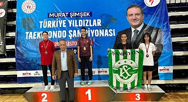 Bilecikli taekwondo sporcusundan Türkiye 3'üncülüğü