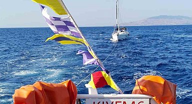 Bodrum Karaada açıklarında arıza yapan tekne KIYEM ekiplerince kurtarıldı