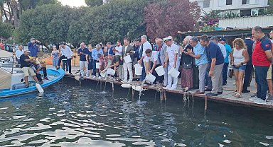 Bodrum'da av sezonu açıldı: 40 bin yavru levrek denize bırakıldı