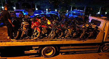 Bolvadin'de 33 motosiklet trafikten men edildi