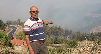 Bozdoğan alevlere teslim: "Canımızı, malımızı zor kurtardık"