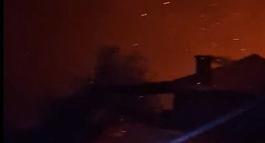 Bozdoğan yangını yerleşim yerlerini tehdit ediyor