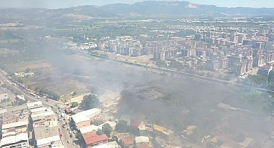 Bursa'da otluk alanda çıkan yangın kontrol altına alındı