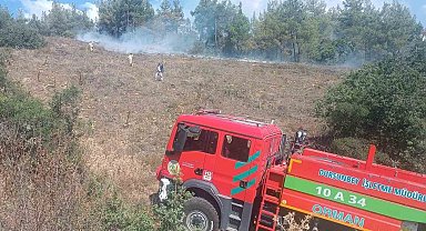 Bursa'da peş peşe çıkan yangınlar kontrol altına alındı