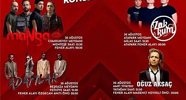 Büyükşehir Belediyesi Zafer Bayramı'nı konserlerle kutlayacak