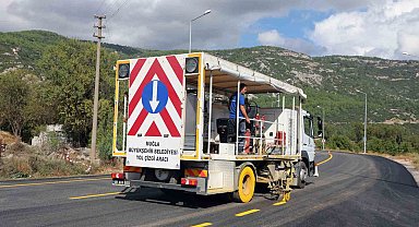 Büyükşehir ekipleri 10 bin km çizgi çalışması yaptı