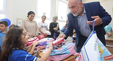 Canik'te tüm birinci sınıflara çanta ve kırtasiye seti hediye edilecek