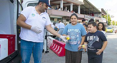Çocuklara serinleten sürpriz: Limonlu dondurma